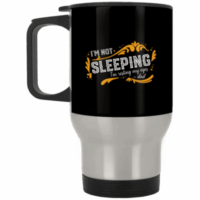 14 oz. Silver Travel Mug