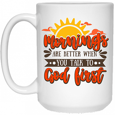 15 oz. White Mug