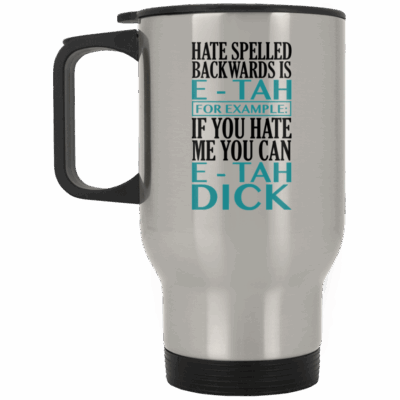14 oz. Silver Travel Mug