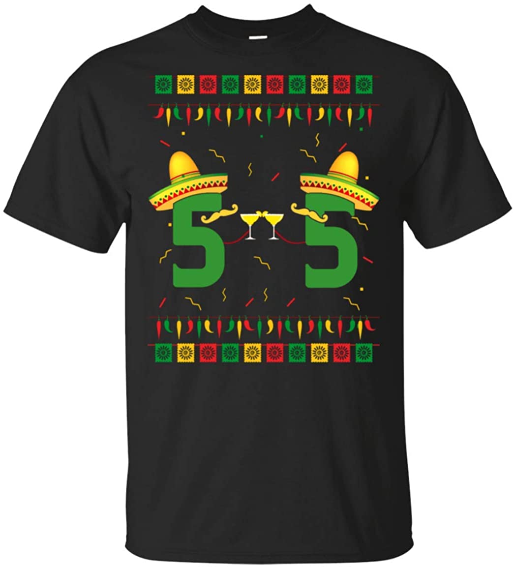 Cinco de Mayo Mexican Fiesta Party T-Shirt - Fifth of May Shirt,Unisex T-Shirt,black