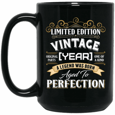 15 oz. Black Mug