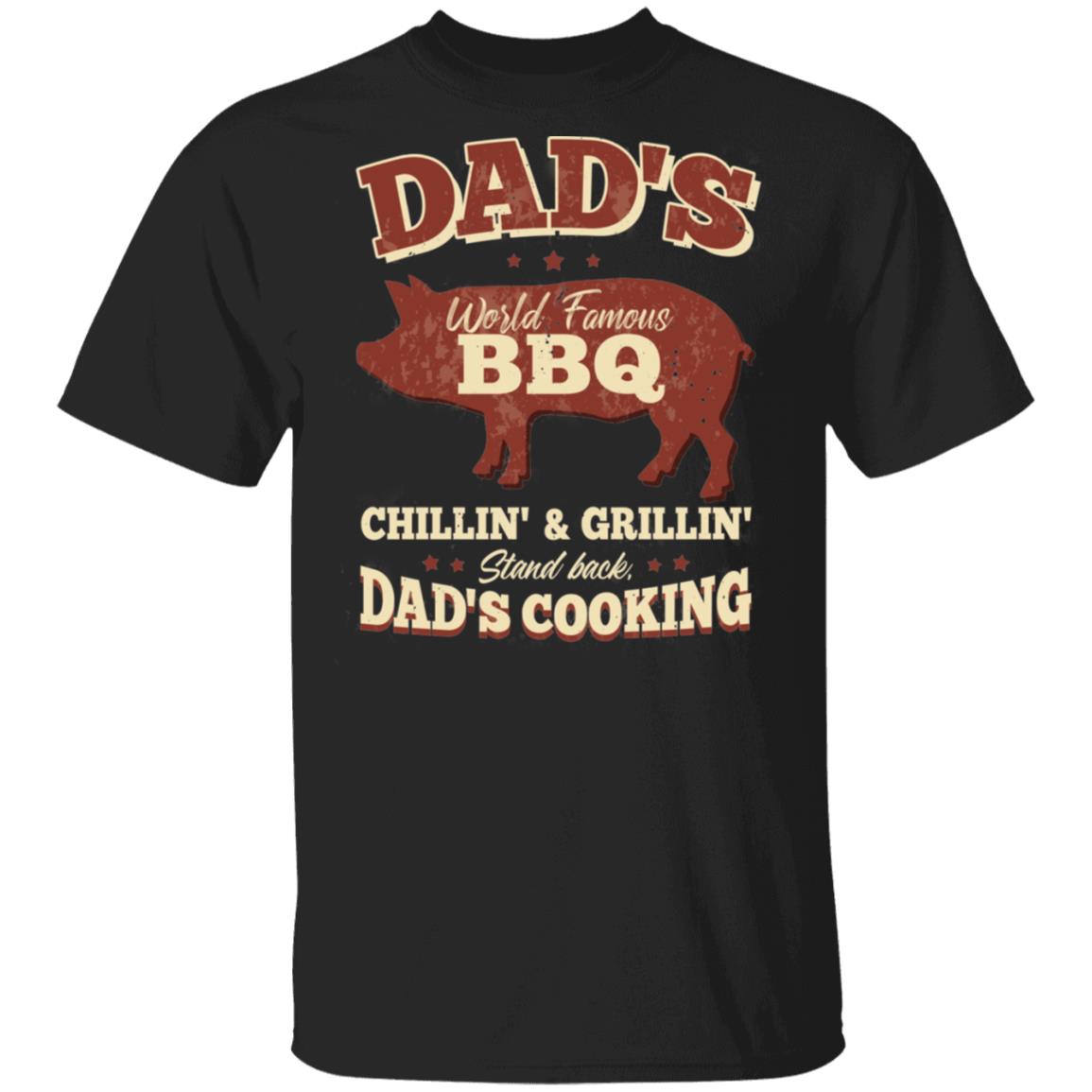 Vintage Dad's BBQ Cooking Stand Back For Grill Lover T-shirt, Black, Unisex T-Shirt Vintage Dad's BBQ Cooking Stand Back For Grill Lover T-shirt, Black, Unisex T-Shirt