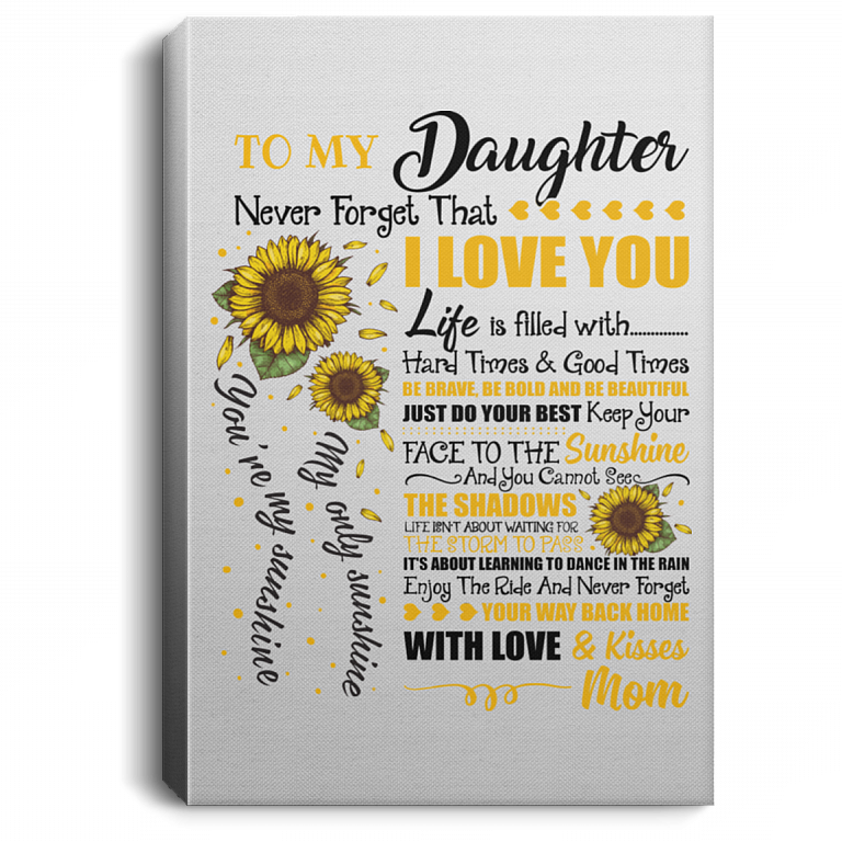 My Sunshine Mom To Daughter Gift 