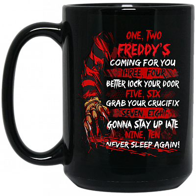15 oz. Black Mug