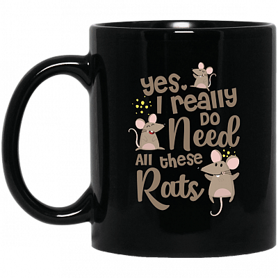 11 oz. Black Mug