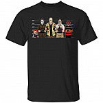 Halloween Suspects Michael Myers Chucky Freddy Krueger Leatherface Jason Voorhees Shirt - Horror Movie Shirt, Black, Unisex T-Shirt