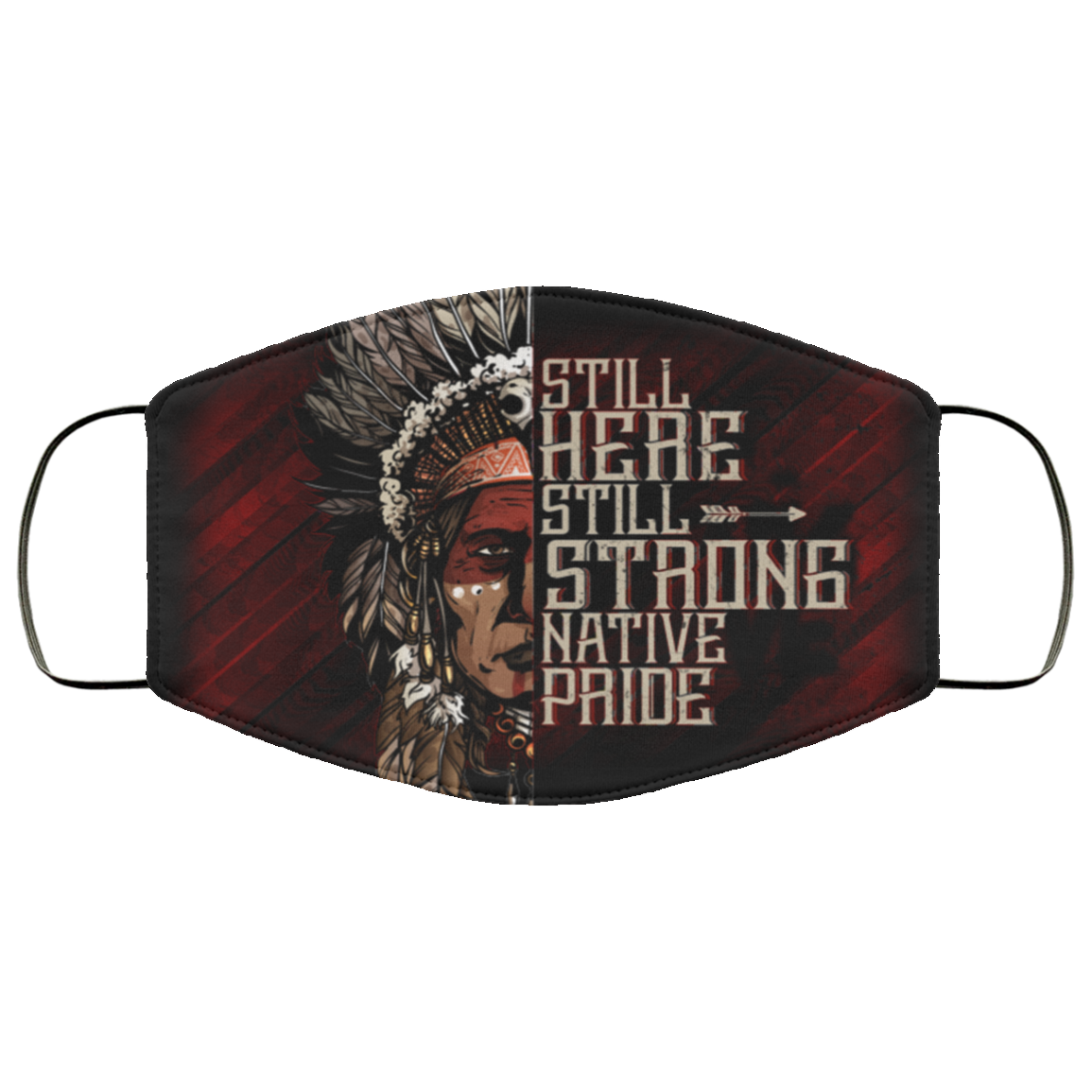 Still Here Still Strong Native Pride Native American Washable Reusable Custom Printed Cloth Face Mask Cover, Black, Cloth Face Cover Still Here Still Strong Native Pride Native American Washable Reusable Custom Printed Cloth Face Mask Cover, Black, Cloth Face Cover
