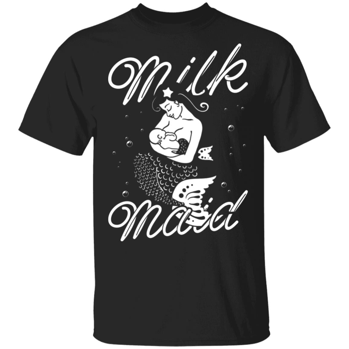 Milk Maid Breastfeeding Funny Mom Mermaid Momlife Motherhood T-Shirt, Black, Unisex T-Shirt Milk Maid Breastfeeding Funny Mom Mermaid Momlife Motherhood T-Shirt, Black, Unisex T-Shirt