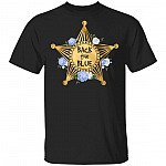 Back The Blue Police Officers Law Enforcement T-Shirt - Blue Line 5 Point Star Badge Appreciation Gift Shirt, Black, Unisex T-Shirt Back The Blue Police Officers Law Enforcement T-Shirt - Blue Line 5 Point Star Badge Appreciation Gift Shirt, Black, Unisex T-Shirt