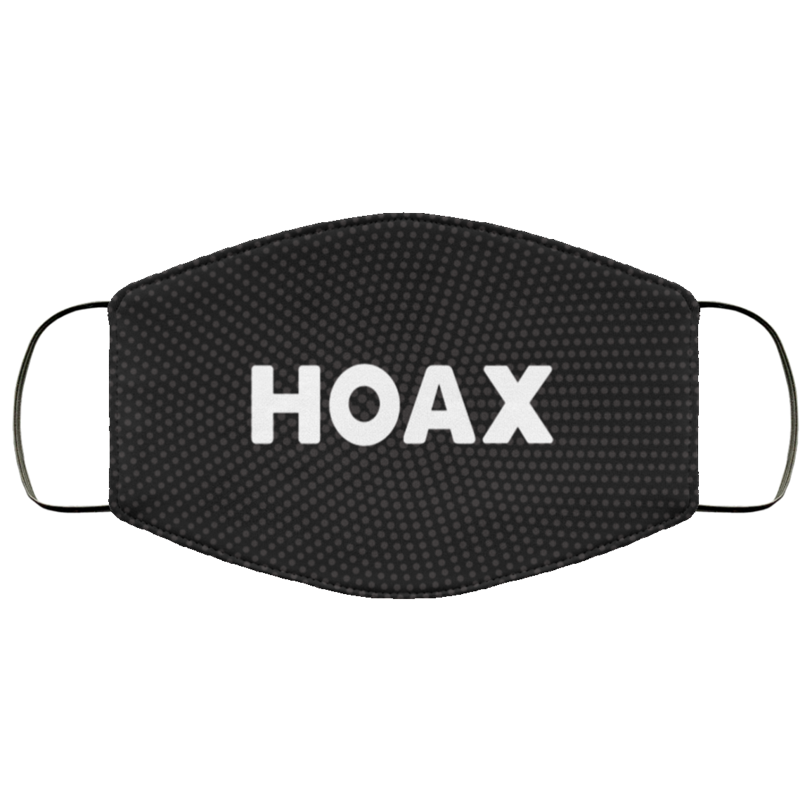 Hoax Covid-19 Washable Reusable Custom - Printed Cloth Face Mask Cover, Black, Cloth Face Cover