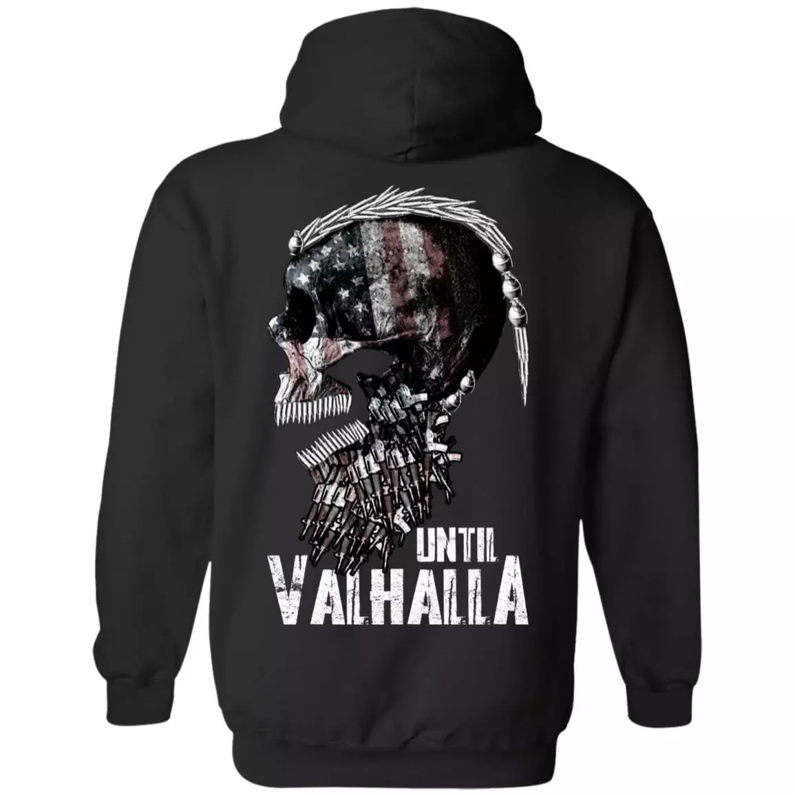 Until Valhalla Hoodie - Viking Hoodie - Skull American Flag Hoodie - Viking Warrior Hoodie - Norse Viking Hoodie, Black, Hoodie Until Valhalla Hoodie - Viking Hoodie - Skull American Flag Hoodie - Viking Warrior Hoodie - Norse Viking Hoodie, Black, Hoodie