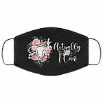 Middle Finger Uterus Actually I Can Feminism Woman Washable Reusable Custom – Printed Cloth Face Mask Cover, Black, Cloth Face Mask
