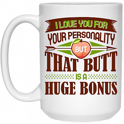 15 oz. White Mug