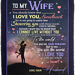 To My Wife You Already Know That I Love You With My Whole Heart Fleece Blanket – Premium Sherpa Blanket, White, Cozy Plush Fleece Blanket - 50x60 To My Wife You Already Know That I Love You With My Whole Heart Fleece Blanket – Premium Sherpa Blanket, White, Cozy Plush Fleece Blanket - 50x60