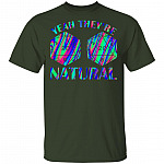 Yeah They're Natural D20 Dice D&D TableTop Games Funny RPG Gamer T-shirt, Forest, Unisex T-Shirt