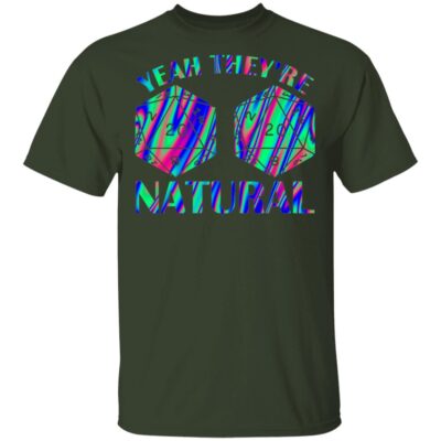 Yeah They're Natural D20 Dice D&D TableTop Games Funny RPG Gamer T-shirt, Forest, Unisex T-Shirt