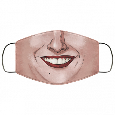 Sarah Sanderson Mouth Hocus Pocus Washable Reusable Custom - Printed Cloth Face Mask Cover, White, Cloth Face Cover