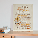 8O.To My Son Sunflower Dad-mk