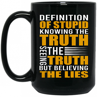 15 oz. Black Mug