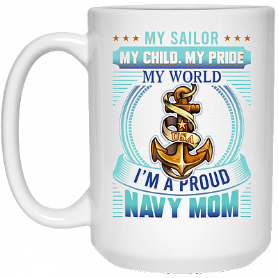 15 oz. White Mug