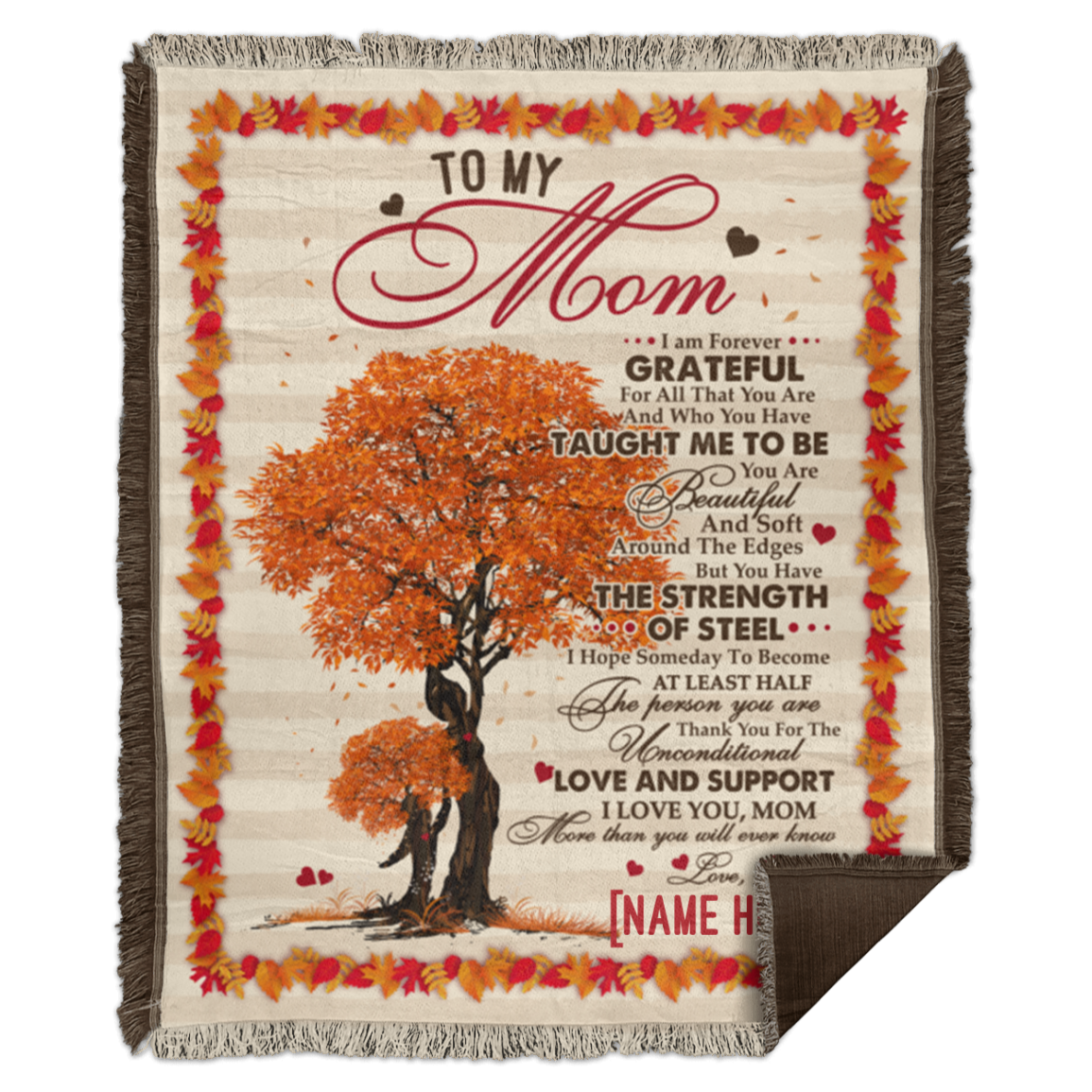 Mother's Day Gifts To My Mom Blanket Mom Personalized Blanket With