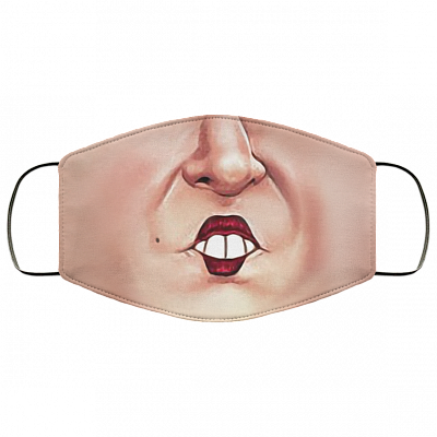 Hocus Pocus Winifred Mouth Washable Reusable Custom - Printed Cloth Face Mask Cover, White, Cloth Face Cover