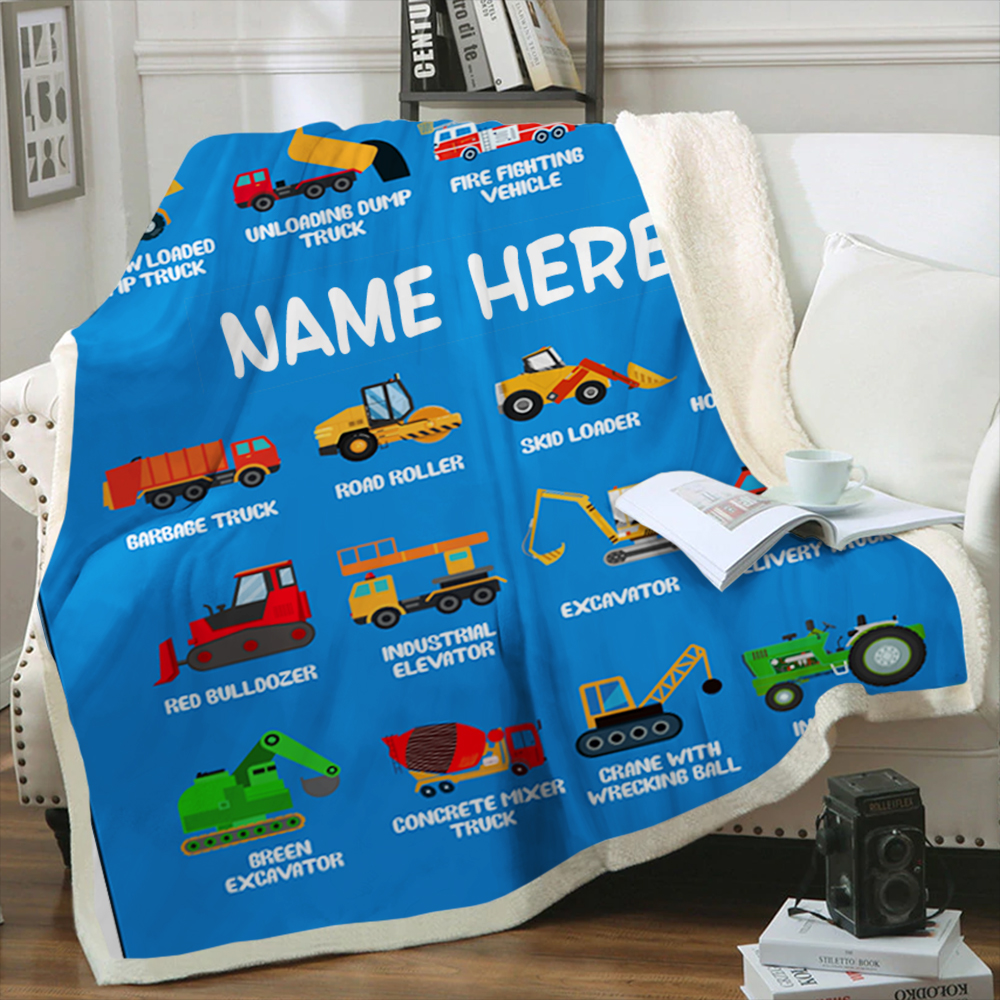 Personalized Blanket Kids Personalized Kids Name Construction