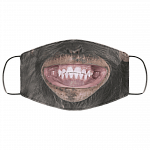 Monkey Face Mask - Funny Face Mask - Washable Reusable Custom – Printed Cloth Face Mask Cover, White, Cloth Face Mask