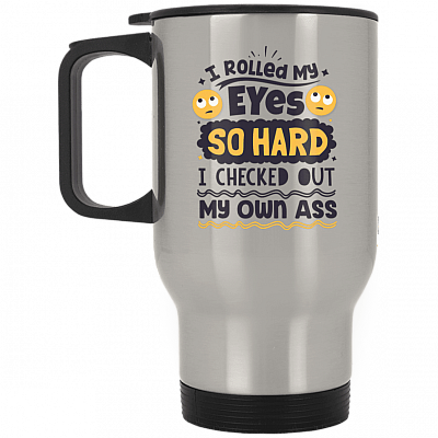 14 oz. Silver Travel Mug