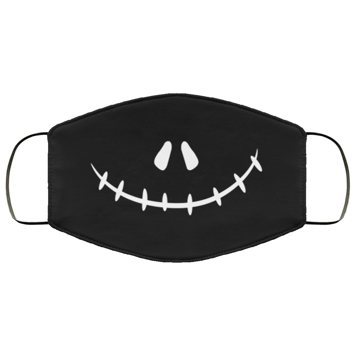 Nightmare Before Christmas Jack Skellington Gifts Washable Reusable Custom – Printed Cloth Face Mask Cover, White, Cloth Face Cover