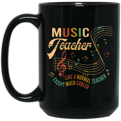 15 oz. Black Mug