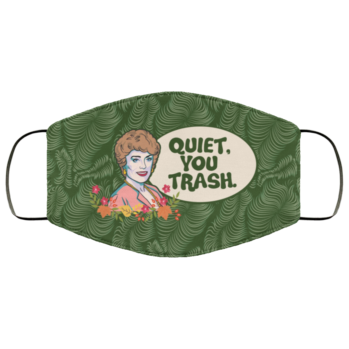 Picture It Sicily Sophia Golden Girls Washable Reusable Custom – Printed Cloth Face Mask Cover, White, Cloth Face Cover
