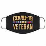 Covid-19 Veteran - Social Distance Funny Washable Reusable Custom – Printed Cloth Face Mask Cover, Black, Cloth Face Cover Covid-19 Veteran - Social Distance Funny Washable Reusable Custom – Printed Cloth Face Mask Cover, Black, Cloth Face Cover
