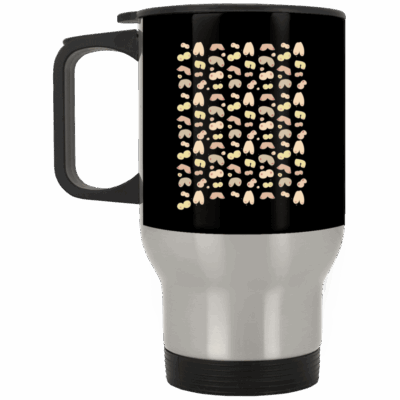 14 oz. Silver Travel Mug