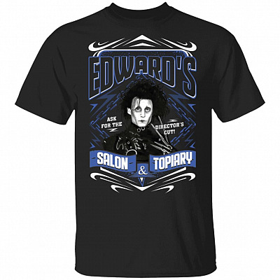 Edward's Salon and Topiary Ask for the Director's Cut T-Shirt, Black, Unisex T-Shirt
