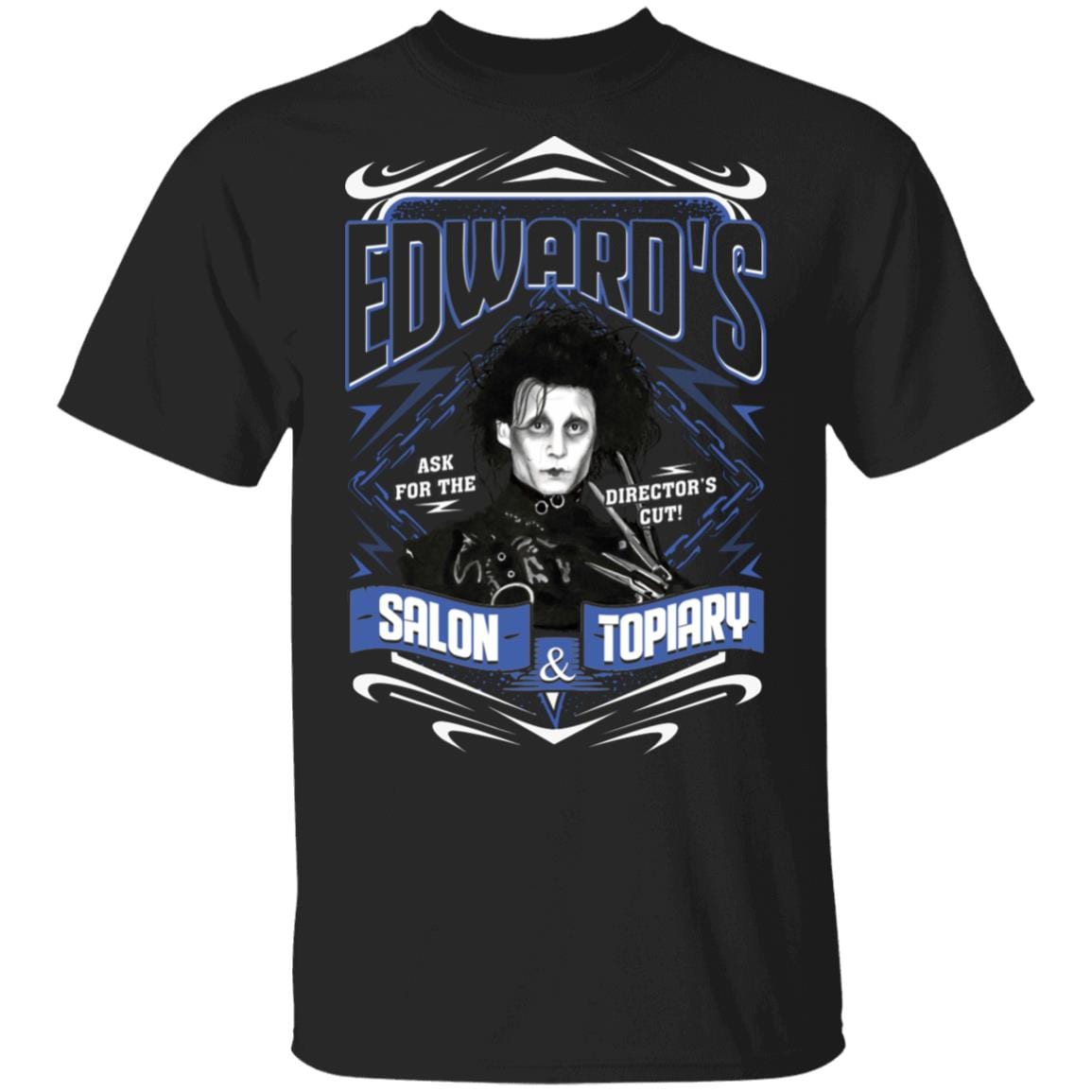 Edward's Salon and Topiary Ask for the Director's Cut T-Shirt, Black, Unisex T-Shirt