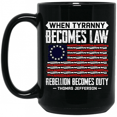 15 oz. Black Mug