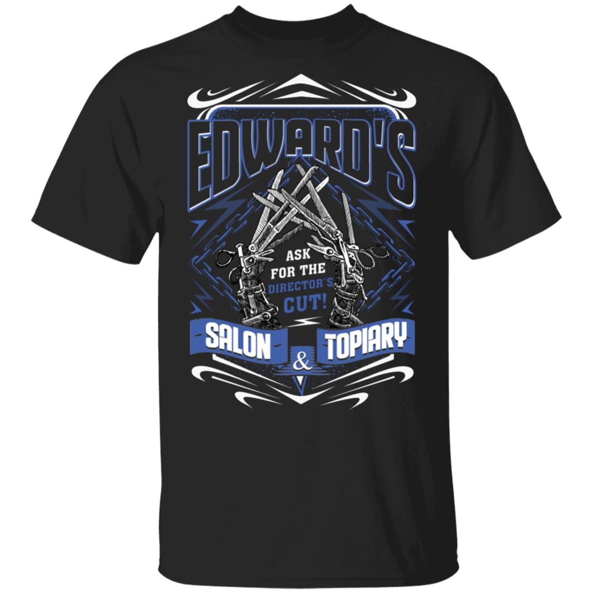 Edward's Salon and Topiary Ask for the Director's Cut T-Shirt, Black, Unisex T-Shirt