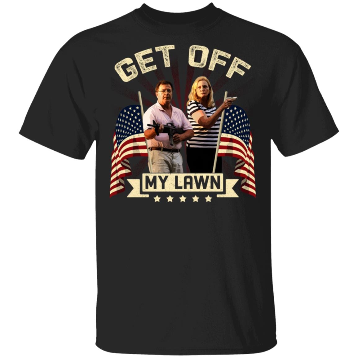 Ken Get Off My Land St. Louis Meme Funny Second Amendment T-Shirt, Black, Unisex T-Shirt