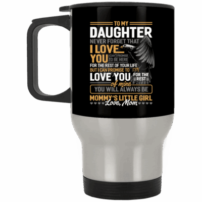 14 oz. Silver Travel Mug