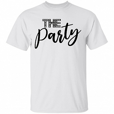 The Party T-Shirt - Wife Of The Party Matching Shirt - Matching bachelor Shirt, White, Unisex T-Shirt