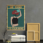 13VT. Be Kind Your Mind canvas mockup
