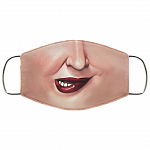 Hocus Pocus Mary Mouth Washable Reusable Custom - Printed Cloth Face Mask Cover, White, Cloth Face Cover