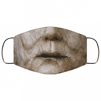 Horror Halloween Movie Retro Mask Michael Boogeyman Mouth Mask The Shape Washable Reusable Custom – Printed Cloth Face Mask Cover, White, Cloth Face Cover