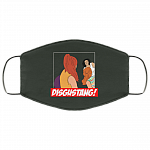 Disgustang Funny Meme Washable Reusable Printed Cloth Face Mask Cover - Disgusting Flush The Toilet Meme, Forest, Cloth Face Cover