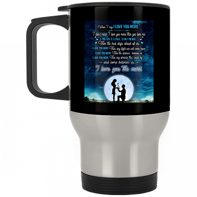 14 oz. Silver Travel Mug