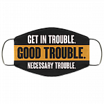 John Lewis Good Trouble Necessary Trouble Black Lives Matter Light Washable Reusable Custom - Printed Cloth Face Mask Cover, Black, Cloth Face Cover John Lewis Good Trouble Necessary Trouble Black Lives Matter Light Washable Reusable Custom - Printed Cloth Face Mask Cover, Black, Cloth Face Cover