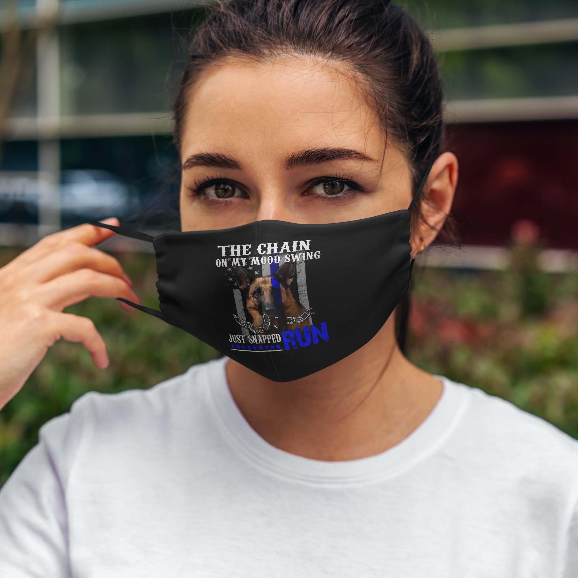 5Th. Snapped Run Thin Line Blue mask mk