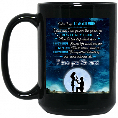 15 oz. Black Mug