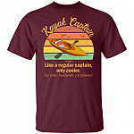 Funny Kayak Captain Definition T-Shirt Like A Regular Captain Only Cooler Kayak Captain Tee Shirt, Maroon, Unisex T-Shirt Funny Kayak Captain Definition T-Shirt Like A Regular Captain Only Cooler Kayak Captain Tee Shirt, Maroon, Unisex T-Shirt